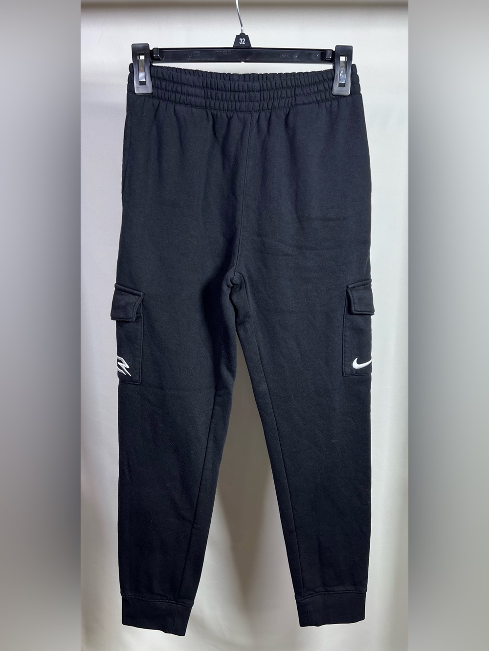 Nike 3BRAND Russel Wilson Black Kids Cargo Jogger Sweatpants